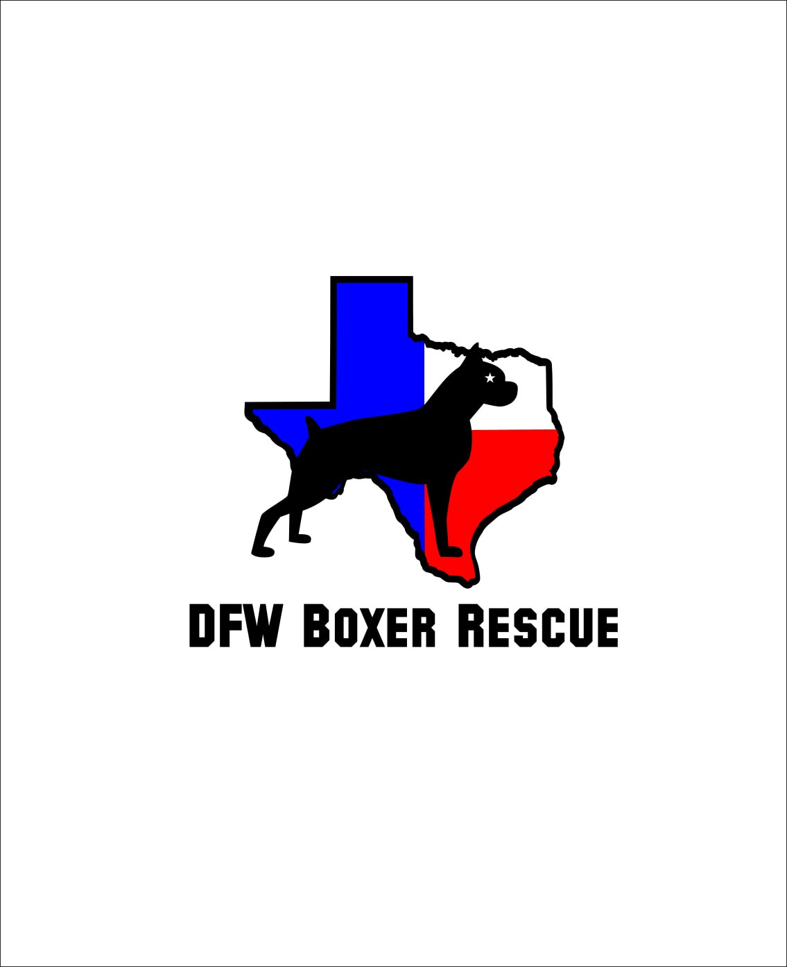 DFW Boxer Rescue (Austin Boxer Rescue) logo