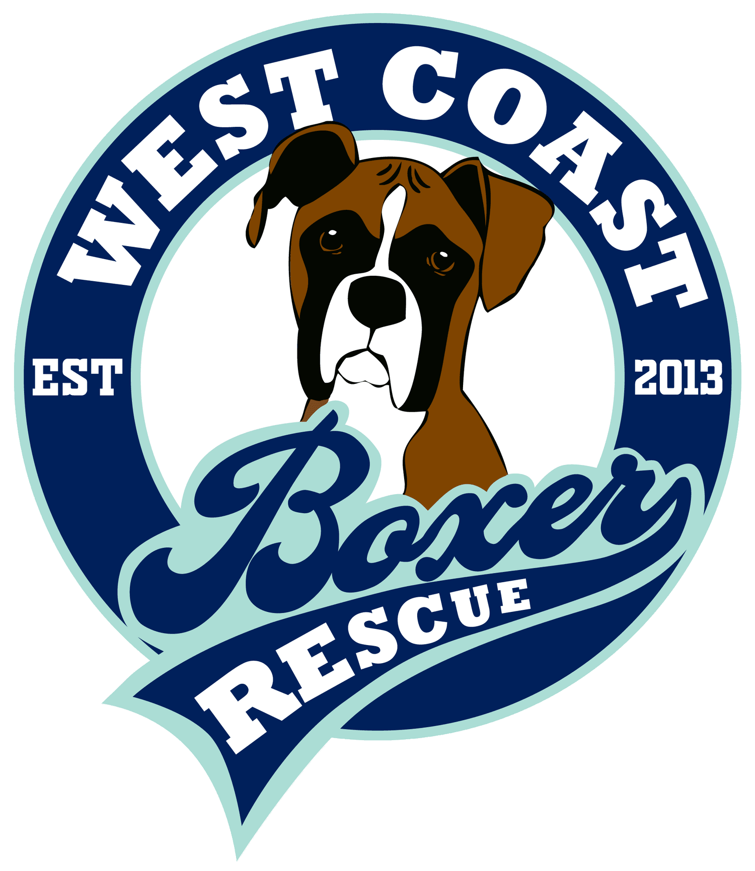West Coast Boxer Rescue logo